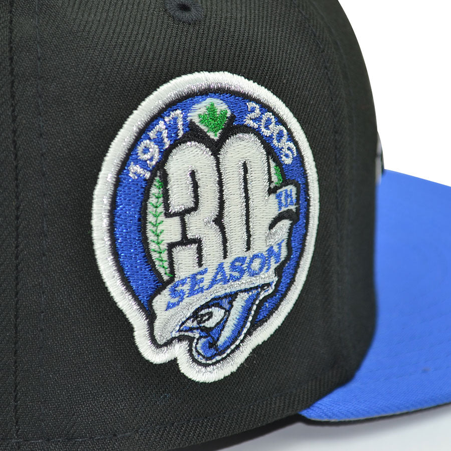 Toronto Blue Jays "2 J's" Exclusive New Era 59Fifty Fitted Hat - Black/Blue Bead