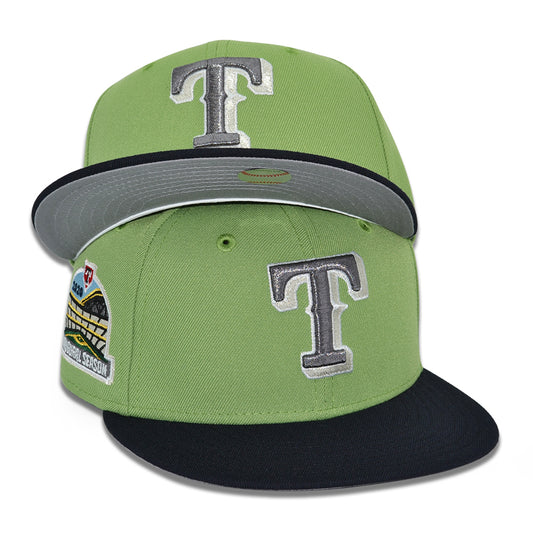 Texas Rangers "TAIJUTSU TSU" Exclusive New Era 59Fifty Fitted Hat - Matcha/Navy