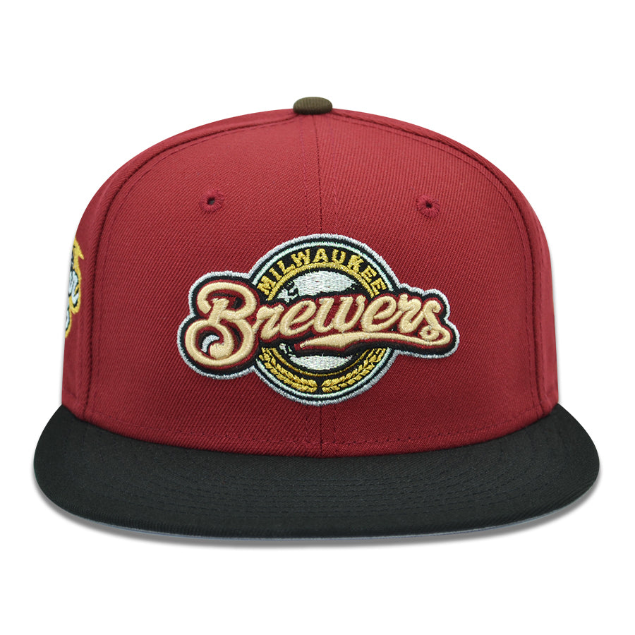 Milwaukee Brewers "BO' RAI CHO" Exclusive New Era 59Fifty Fitted Hat - Brick/Black