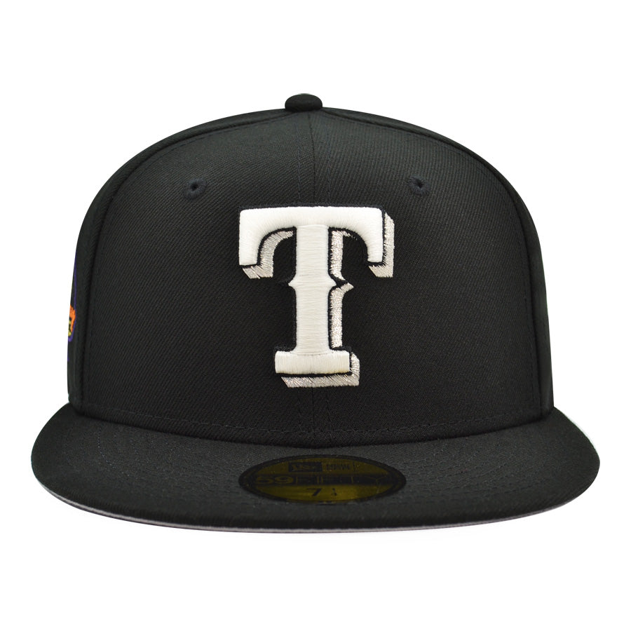 Texas Rangers 40th Anniversary Exclusive New Era 59Fifty Fitted Hat - Black
