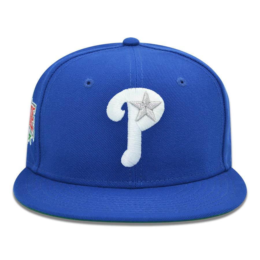 Philadelphia Phillies"MALDINI" Exclusive New Era 59Fifty Fitted Hat - Light Royal