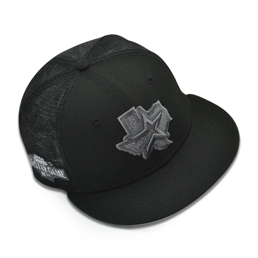 Houston Astros "ONXY STATE TRUCKER" Exclusive New Era 59Fifty Fitted Hat - Black
