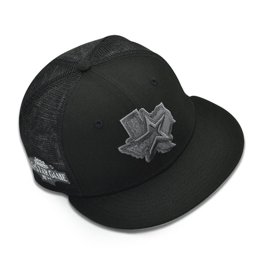 Houston Astros "ONXY STATE TRUCKER" Exclusive New Era 59Fifty Fitted Hat - Black