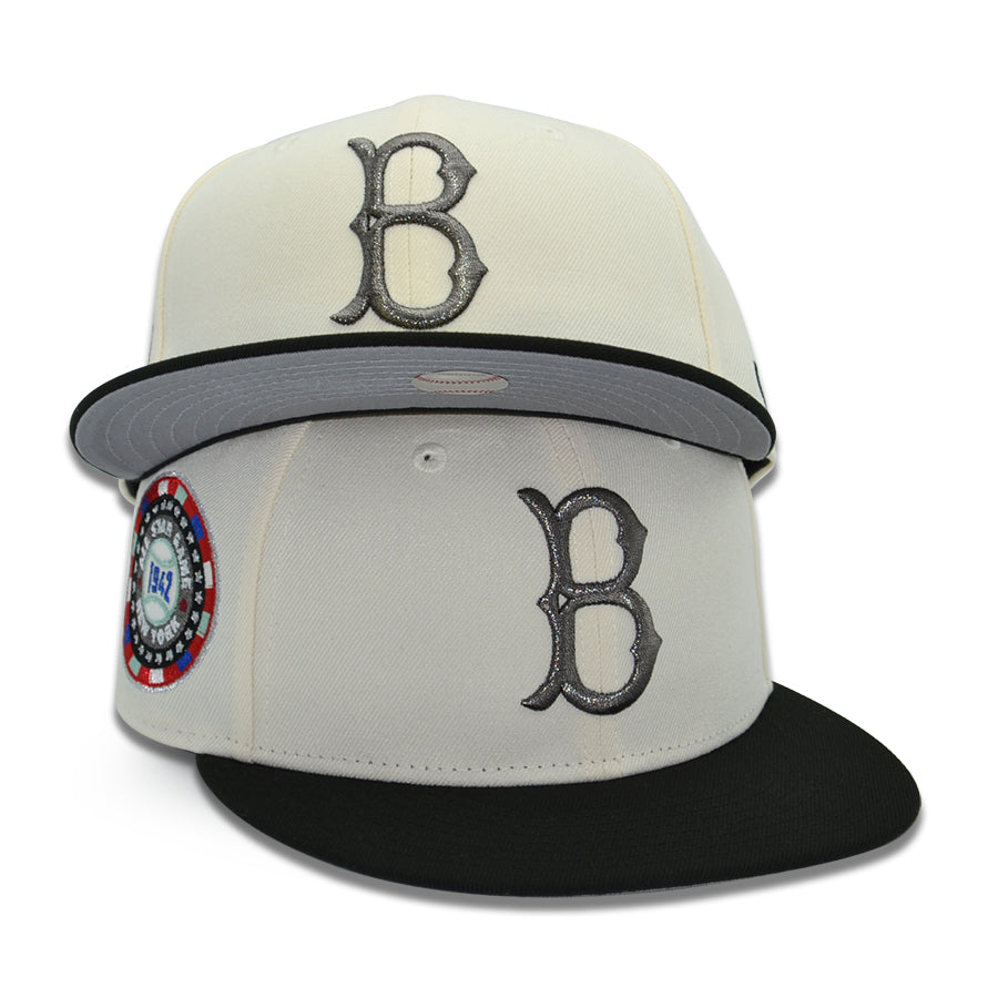 Brooklyn Dodgers "BUTCHER" Exclusive New Era 59Fifty Fitted Hat - Chrome/Black