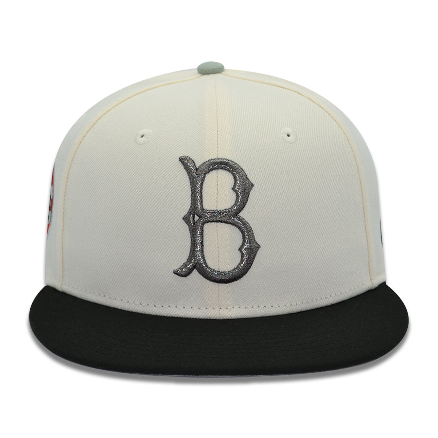 Brooklyn Dodgers "BUTCHER" Exclusive New Era 59Fifty Fitted Hat - Chrome/Black
