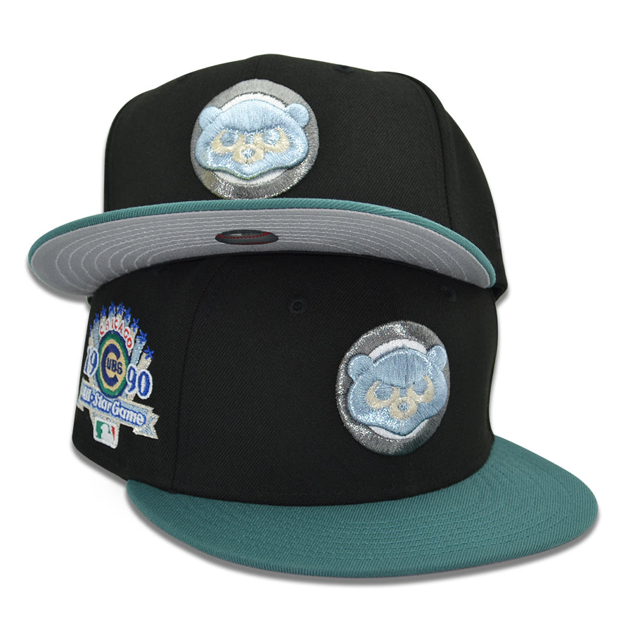 Chicago Cubs "RUBIX CUBS" Exclusive New Era 59Fifty Fitted Hat - Black/Pine Needle