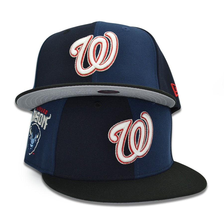 Washington Nationals "HOW U NATS" Exclusive New Era 59Fifty Fitted Hat - Ocean Side/Black