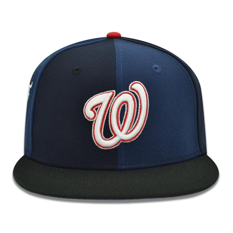 Washington Nationals "HOW U NATS" Exclusive New Era 59Fifty Fitted Hat - Ocean Side/Black