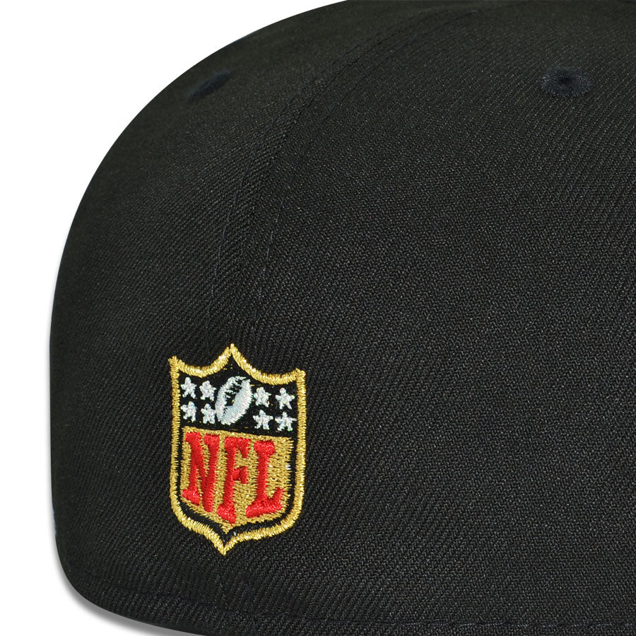 San Francisco 49ers "GOLD RUSH" Exclusive New Era 59Fifty Fitted Hat - Black/Scarlet
