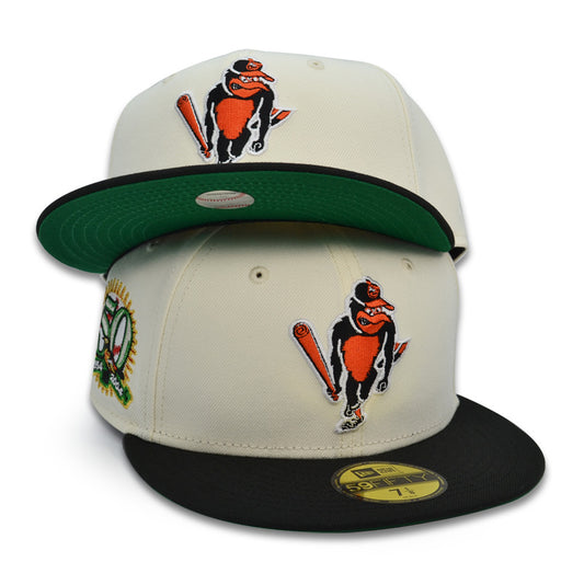 Baltimore Orioles MADD 50TH ANNIVERSARY Exclusive New Era 59Fifty Fitted Hat - Chrome/Black