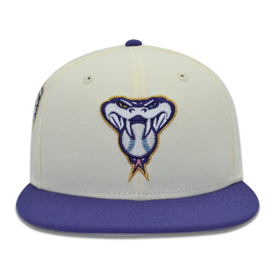 Arizona Diamondbacks "OBANAI" Exclusive New Era 59Fifty Fitted Hat - Chrome/New Orchid