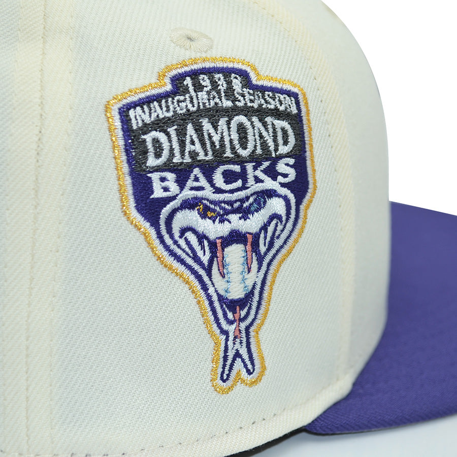 Arizona Diamondbacks "OBANAI" Exclusive New Era 59Fifty Fitted Hat - Chrome/New Orchid
