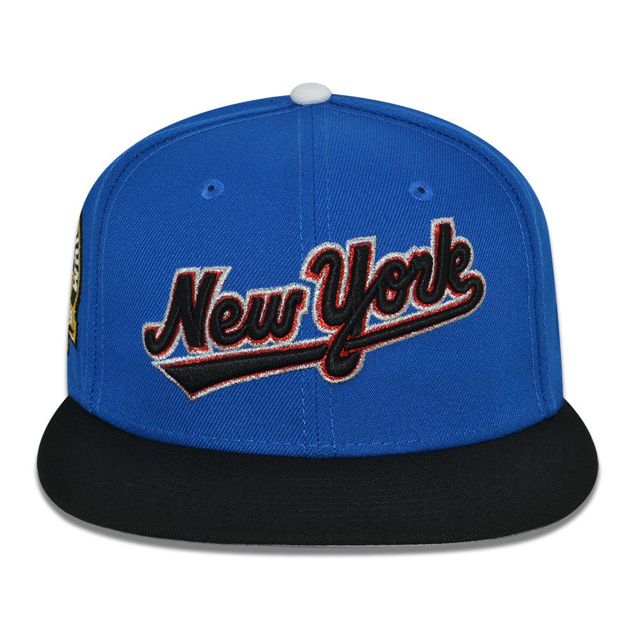 New York Mets "D.M.C" Exclusive New Era 59Fifty Fitted Hat -Blue Azure/Black