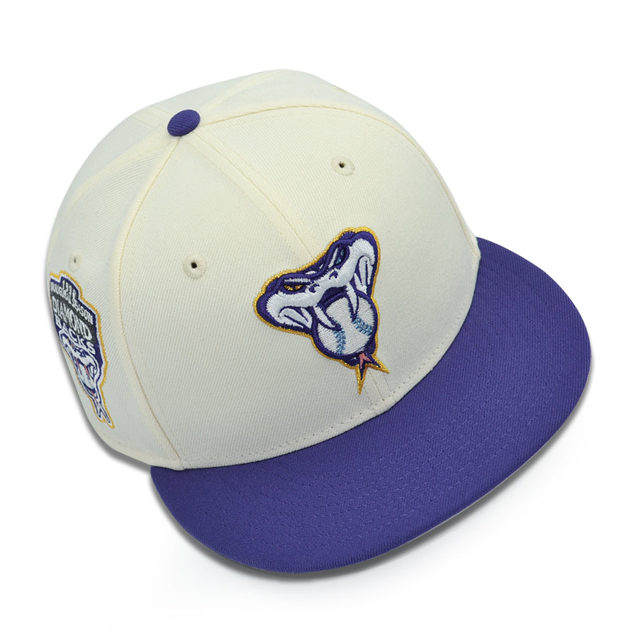 Arizona Diamondbacks "OBANAI" Exclusive New Era 59Fifty Fitted Hat - Chrome/New Orchid