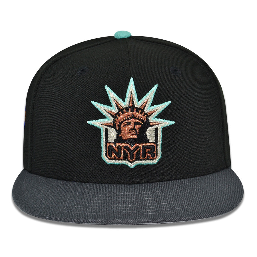 New York Rangers "THE TORCH" Exclusive New Era 59Fifty Fitted Hat - Black/Dark Graphite