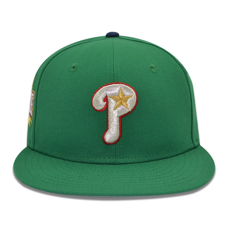 Philadelphia Phillies "TOMMY OLIVER" Exclusive New Era 59Fifty Fitted Hat - Kelly
