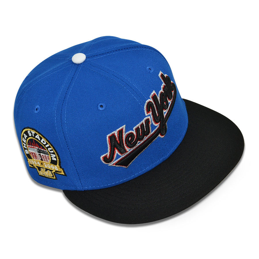 New York Mets "D.M.C" Exclusive New Era 59Fifty Fitted Hat -Blue Azure/Black