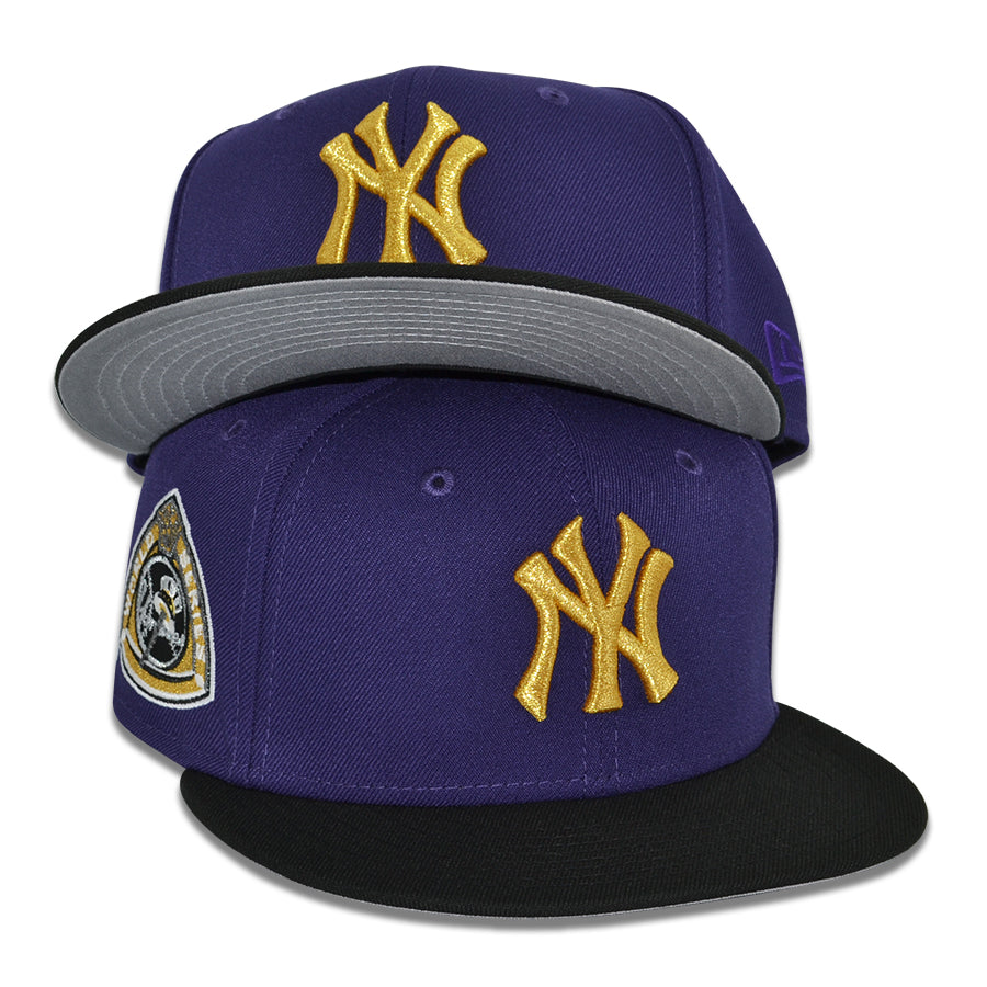 New York Yankees "MILLENNIUM PUZZLE" Exclusive New Era 59Fifty Fitted Hat - Purple/Black