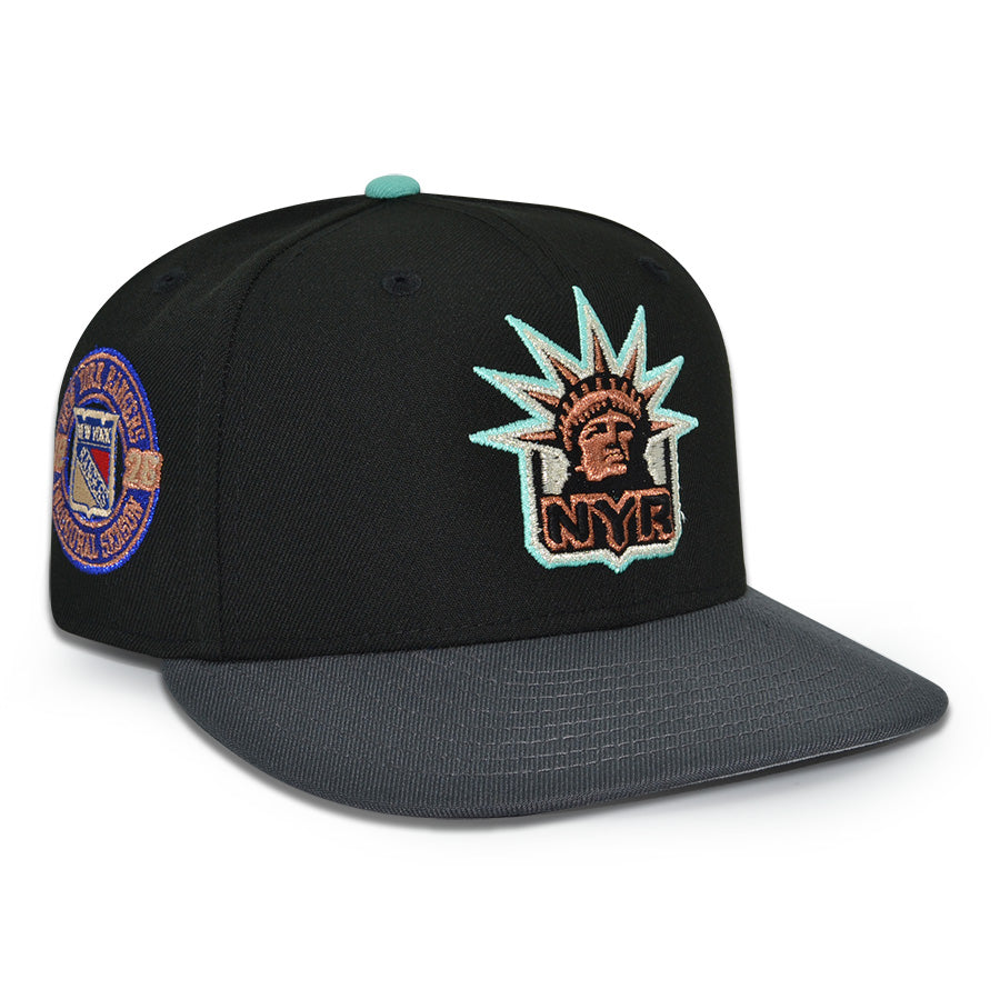 New York Rangers "THE TORCH" Exclusive New Era 59Fifty Fitted Hat - Black/Dark Graphite