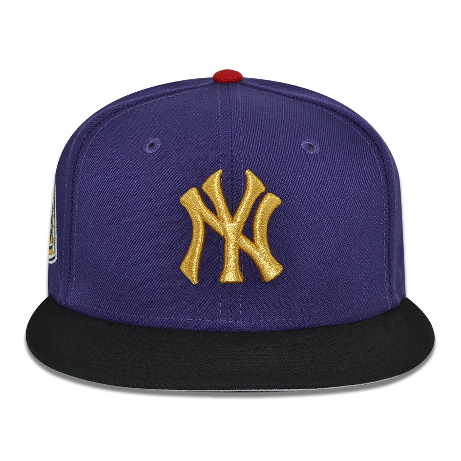 New York Yankees "MILLENNIUM PUZZLE" Exclusive New Era 59Fifty Fitted Hat - Purple/Black