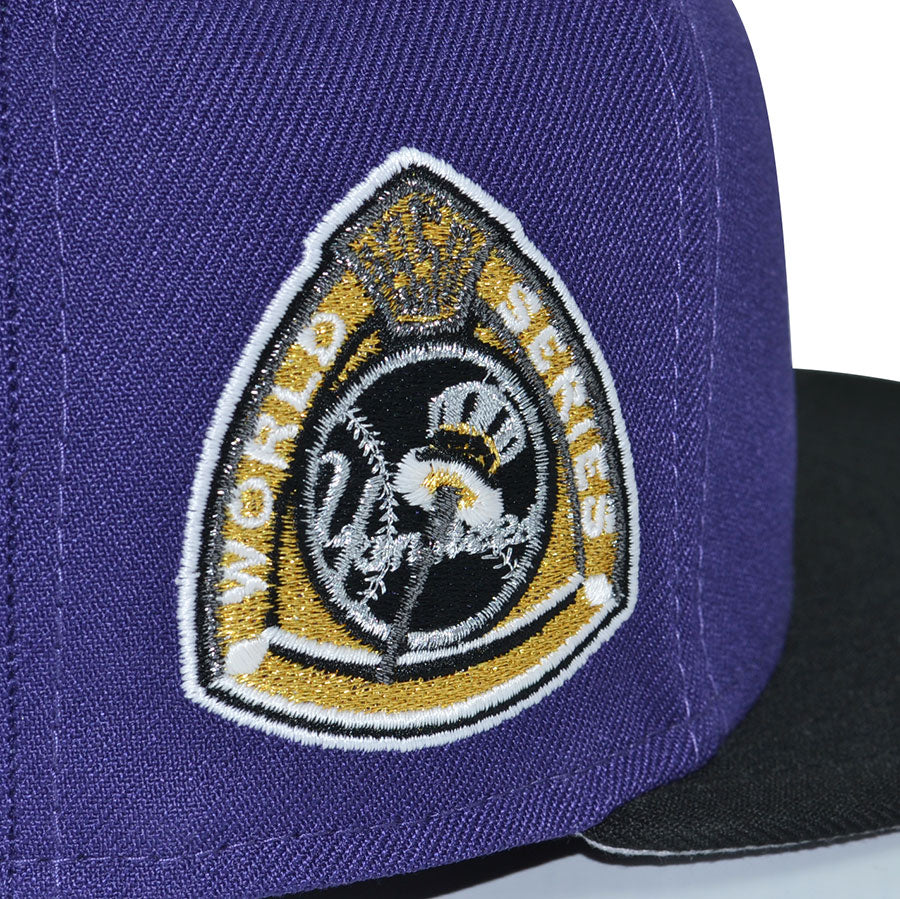 New York Yankees "MILLENNIUM PUZZLE" Exclusive New Era 59Fifty Fitted Hat - Purple/Black