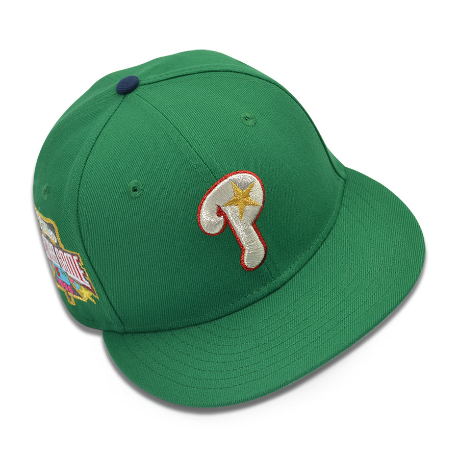 Philadelphia Phillies "TOMMY OLIVER" Exclusive New Era 59Fifty Fitted Hat - Kelly