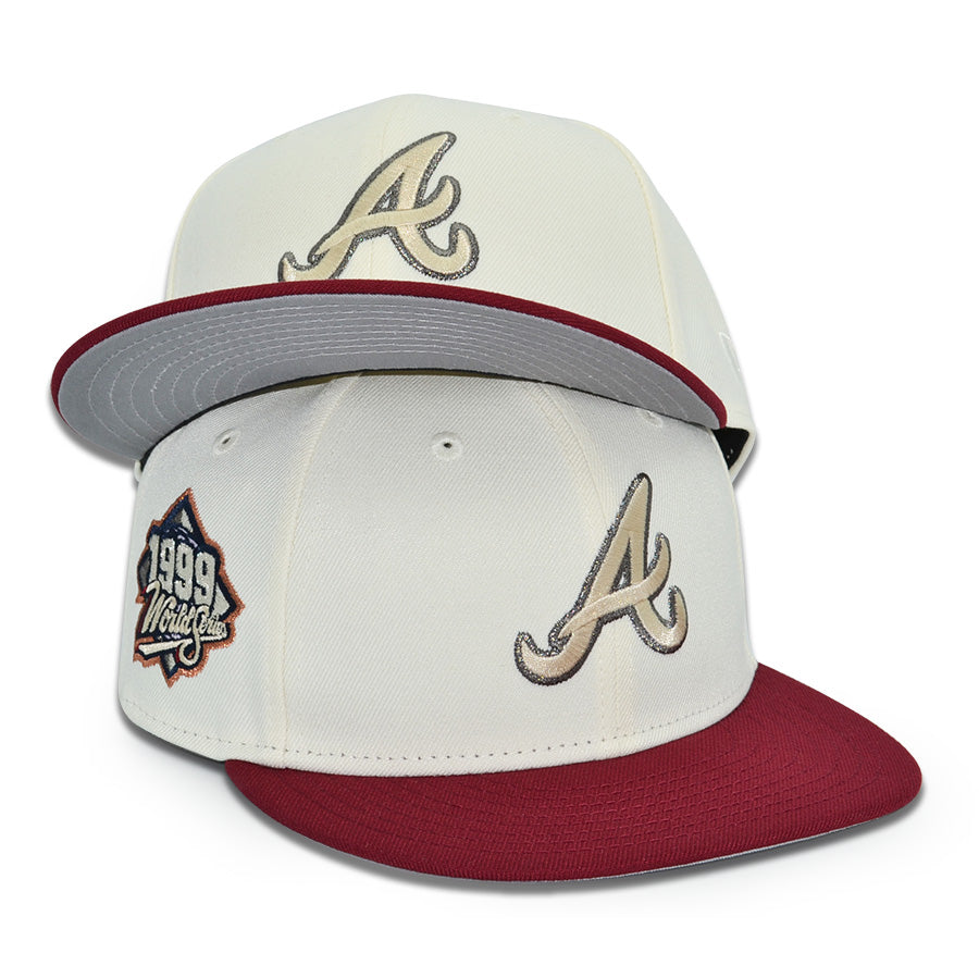 Atlanta Braves "I NEVER LIKED YOU" Exclusive New Era 59Fifty Fitted Hat - Chrome/Cardinal