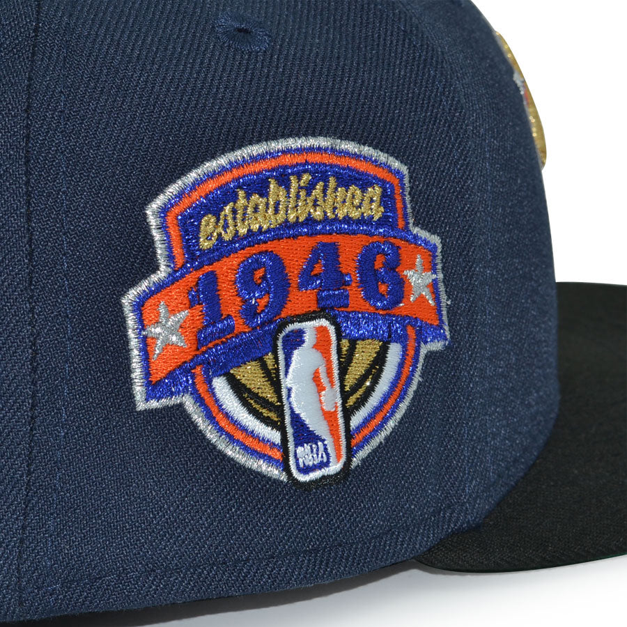 New York Knicks "THE MECCA" Exclusive New Era 59Fifty Fitted Hat - Night Shift Navy/Black