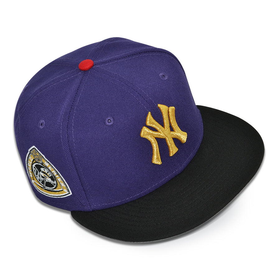 New York Yankees "MILLENNIUM PUZZLE" Exclusive New Era 59Fifty Fitted Hat - Purple/Black
