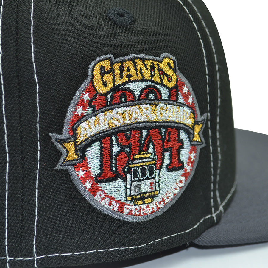 San Francisco Giants "SCAR FACE 2.0" Exclusive New Era 59Fifty Fitted Hat - Chrome/Black/Graphite