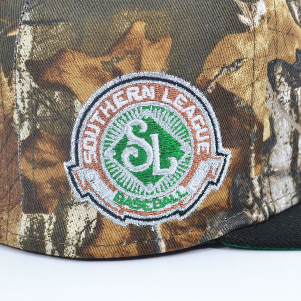 Tennessee Smokies Southern League Exclusive New Era 59Fifty Fitted Hat - Real Tree Camo/Black
