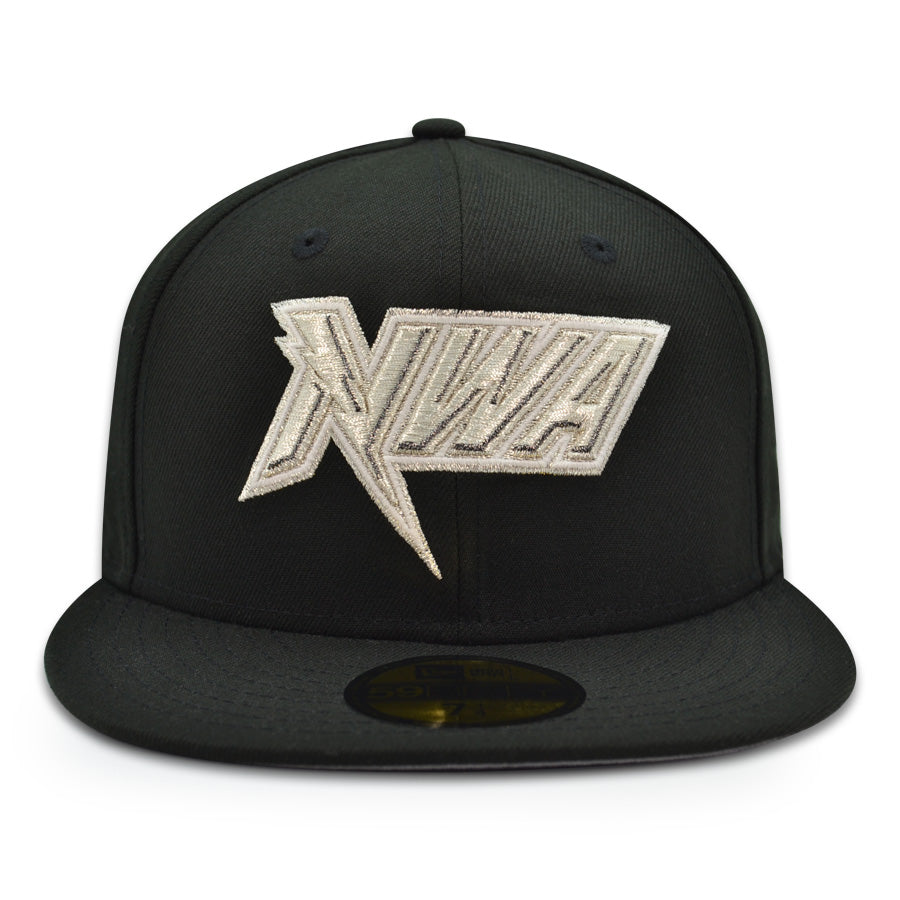 Northwest Arkansas Naturals "STRAIGHT OUTTA!" Exclusive New Era 59Fifty Fitted Hat - Black