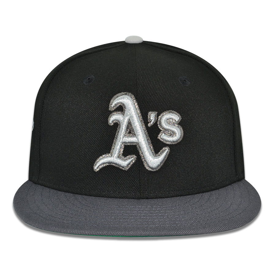 Oakland Athletics "THE TOWN" Exclusive New Era 59Fifty Fitted Hat - Black/Graphite