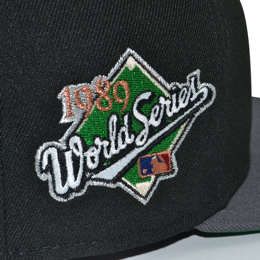 Oakland Athletics "THE TOWN" Exclusive New Era 59Fifty Fitted Hat - Black/Graphite