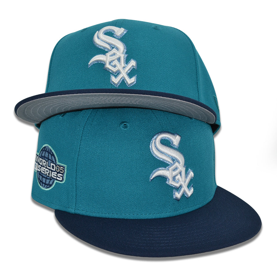Chicago White Sox"THE WATERS" Exclusive New Era 59Fifty Fitted Hat - Titlewave/ Oceanside