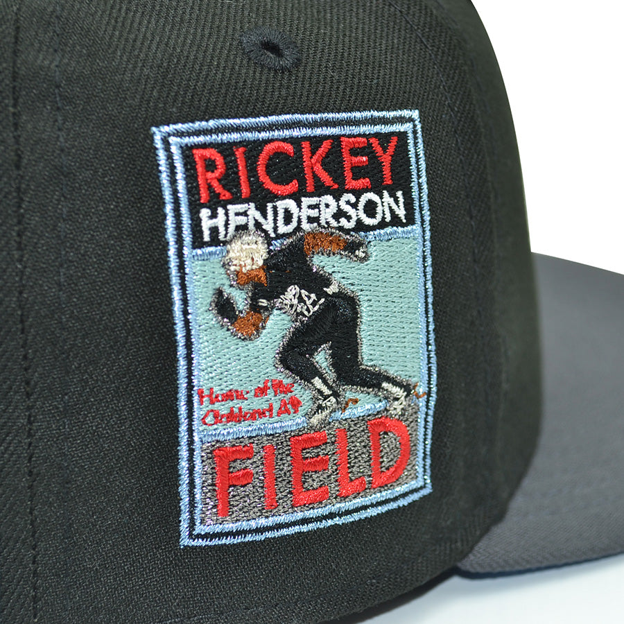 Oakland Athletics "MANTALAD" Exclusive New Era 59Fifty Fitted Hat - Black/Graphite