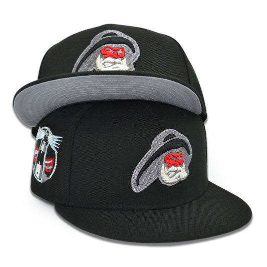 New York Islanders "BLOODY HOOK" Exclusive New Era 59Fifty Fitted Hat - Black