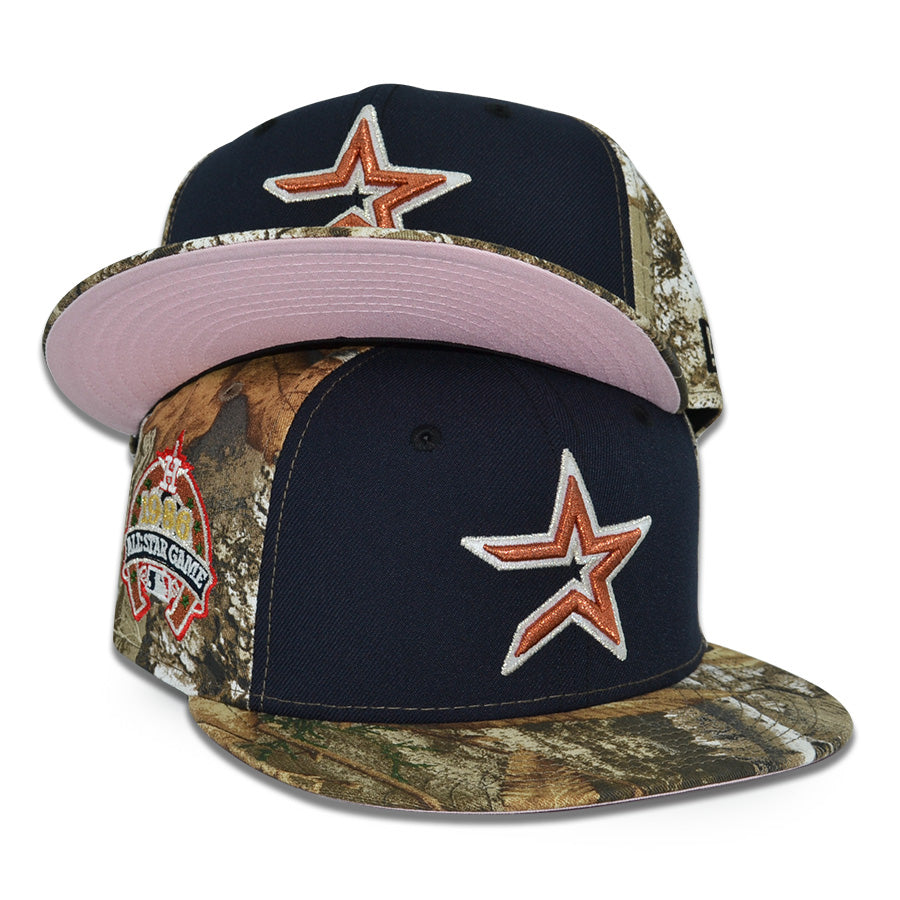 Houston Astros "LONE STAR ASTRO" Exclusive New Era 59Fifty Fitted Hat -Navy/Real Tree