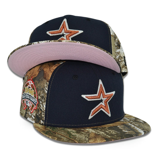 Houston Astros "LONE STAR ASTRO" Exclusive New Era 59Fifty Fitted Hat -Navy/Real Tree