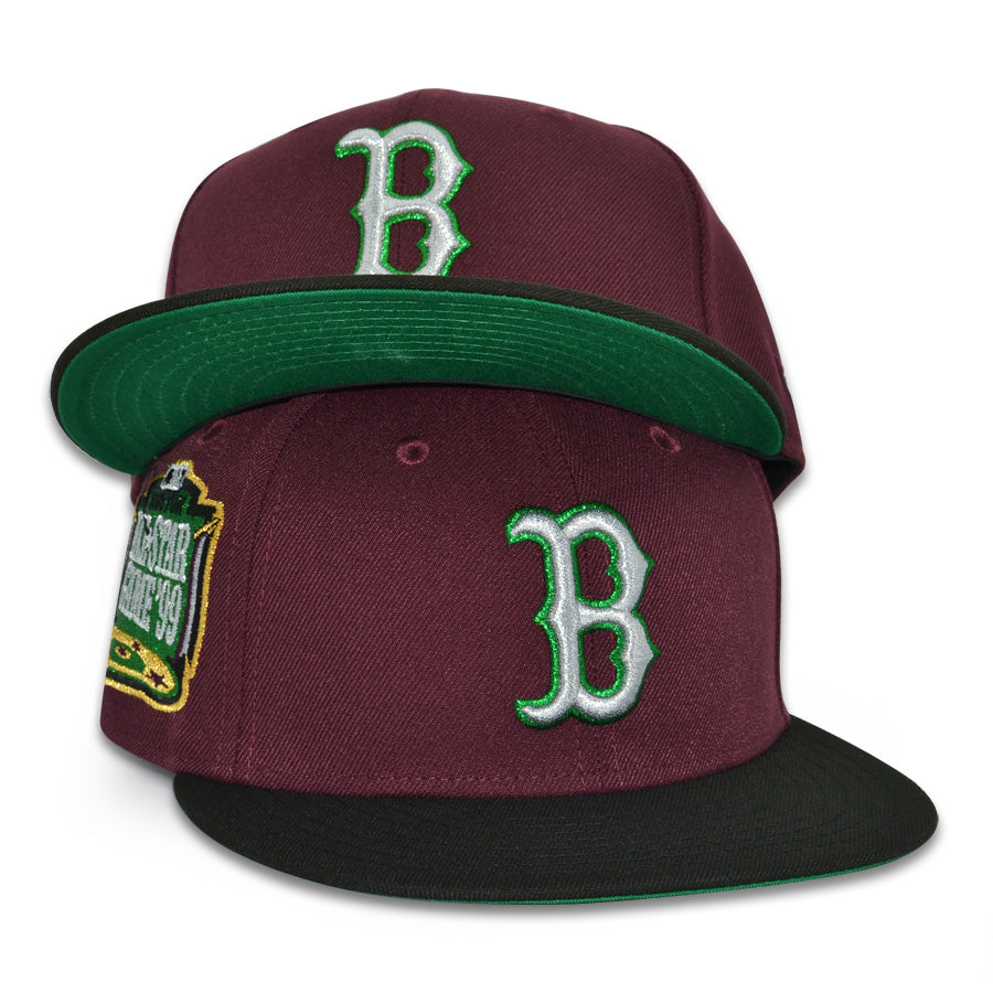 Boston Red Sox "CRADLE OF LIBERTY" Exclusive New Era 59Fifty Fitted Hat - Maroon/Black