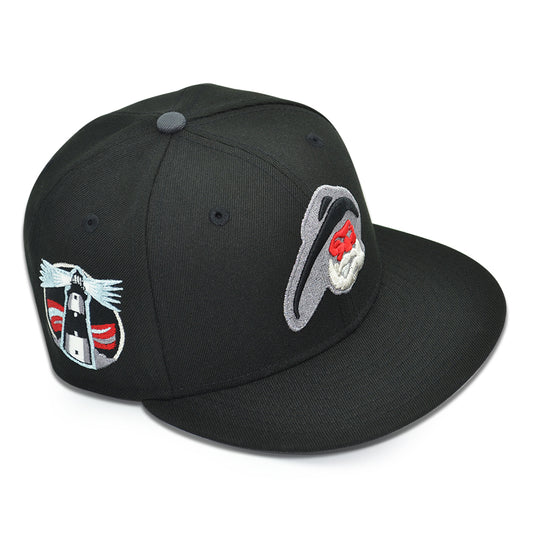 New York Islanders "BLOODY HOOK" Exclusive New Era 59Fifty Fitted Hat - Black