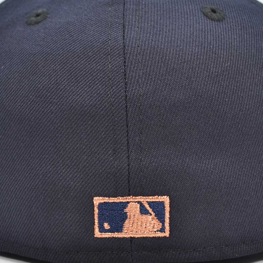 Washington Nationals 2019 WORLD SERIES CHAMPIONS Exclusive New Era 59Fifty Fitted Hat - Navy/Walnut