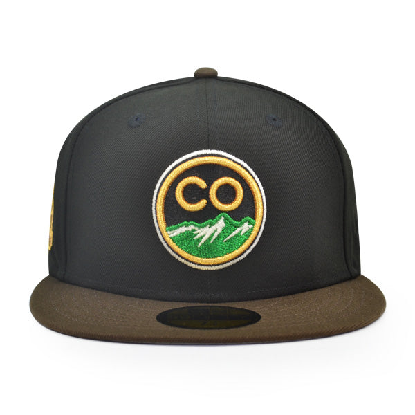 Colorado Rockies 30th Anniversary Exclusive New Era 59Fifty Fitted Hat - Black/Walnut