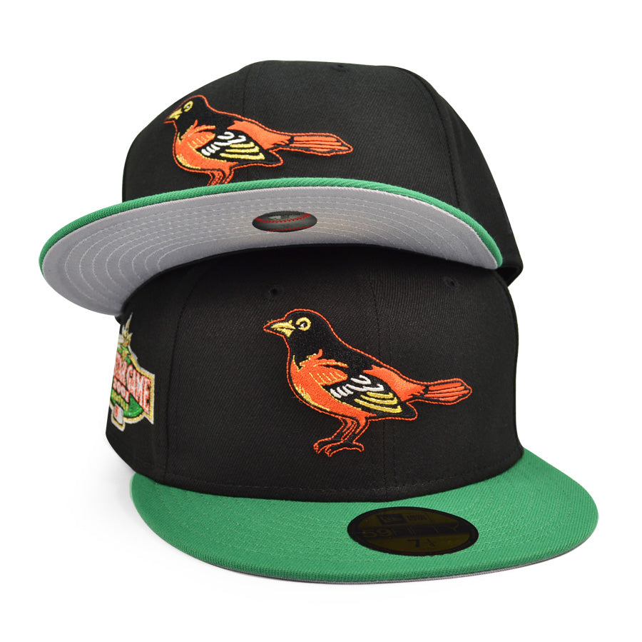 Baltimore Orioles 2001 ALL-STAR GAME Exclusive New Era 59Fifty Fitted Hat - Black/Green