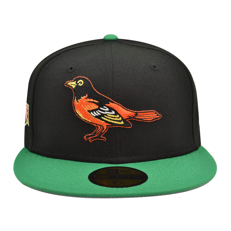 Baltimore Orioles 2001 ALL-STAR GAME Exclusive New Era 59Fifty Fitted Hat - Black/Green