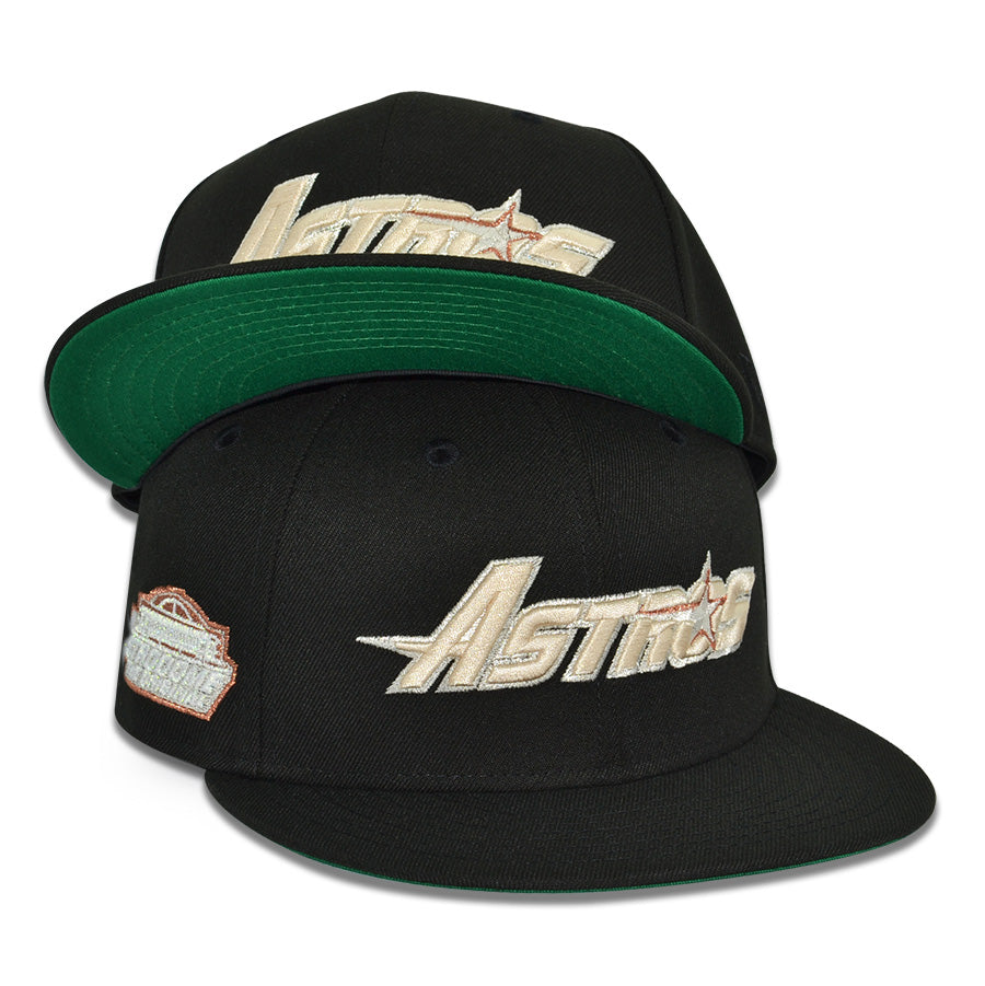 Houston Astros "TEXAS SMOKE" Exclusive New Era 59Fifty Fitted Hat - Smokie Black