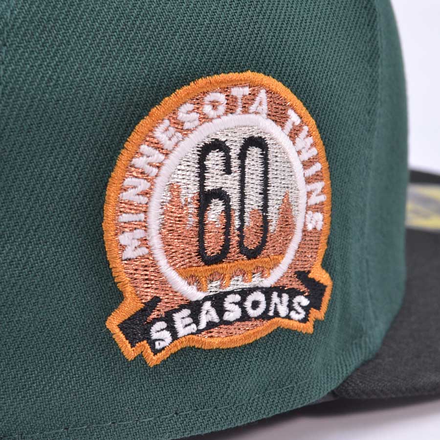 Minnesota Twins "THE MIGHTY" Exclusive New Era 59Fifty Fitted Hat - Dark Green/Black