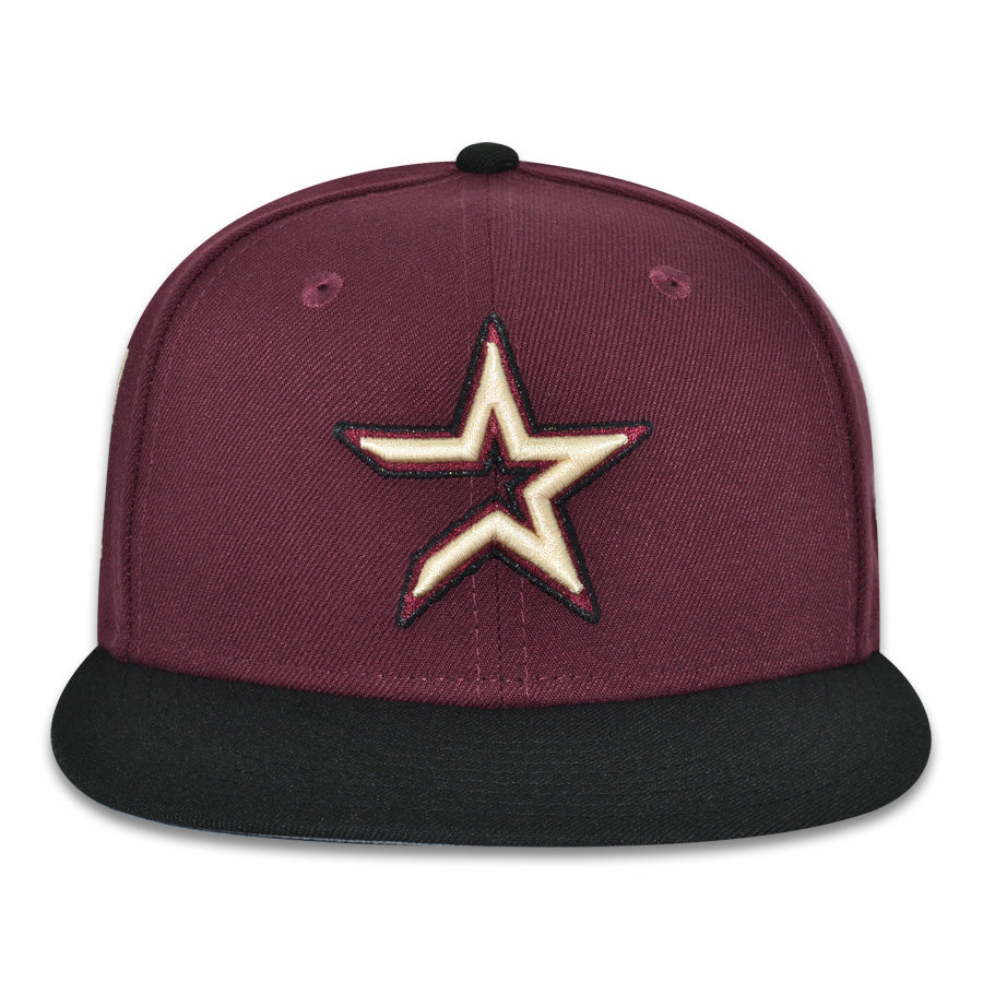 Houston Astros "W.Y.W.S" Exclusive New Era 59Fifty Fitted Hat - Maroon/Black