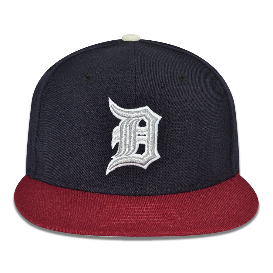 Detroit Tigers "DEBONAIR" Exclusive New Era 59Fifty Fitted Hat - Navy/Cardinal