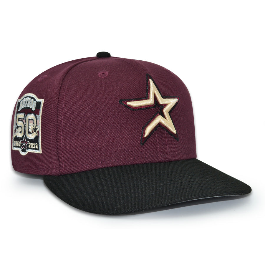 Houston Astros "W.Y.W.S" Exclusive New Era 59Fifty Fitted Hat - Maroon/Black